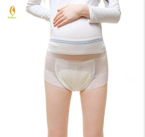 Taille haute maman sans couture enceinte slips femmes sur la bosse jetable <span class=keywords><strong>maternité</strong></span> culotte taille XL - Product Image 1