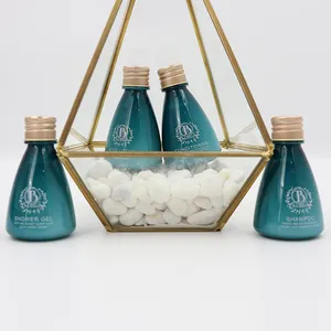 5 stelle forniture formato di sapone bottiglia di shampoo tubo hotel servizi di cortesia set personalizzato contenitori di shampoo per capelli usa e getta