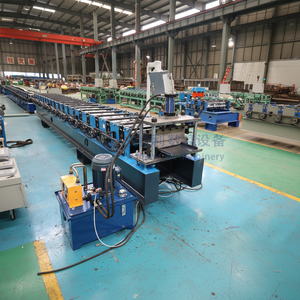 Machine de coffrage de toiture Fabrication OEM à faible coût d'exploitation Tuiles de sertissage de supports Machines de formage de rouleaux de murs de toits en métal léger - Product Image 1