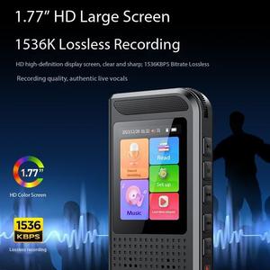 เครื่องบันทึกเสียงแบบชาร์จไฟได้ MP3 ปากกาบันทึกเสียงพกพา ปากกาบันทึกเสียงระยะไกล เครื่องเล่น MP3 อุปกรณ์บันทึกเสียงอเนกประสงค์ - Product Image 4