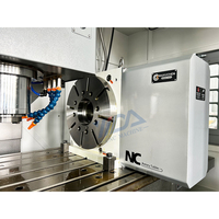Centre d'usinage vertical CNC à 3 axes de haute précision, machine de fraisage CNC en métal VMC1270, système FANUC