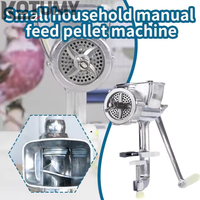 Nouvelle Machine Manuelle de Fabrication d'Aliments pour Poulets, Chiens, Poissons, Crevettes et Volaille, Granulateur et Extrudeuse de Granulés pour Industries Agricoles