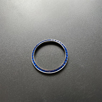 Inserts de lunette de montre de luxe personnalisables en acier inoxydable JR DJ 36 mm avec zircone cubique