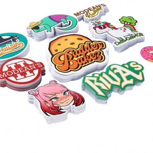 Pegatina de Vinilo Troquelada con Logotipo Impreso Personalizado 2025, Autoadhesiva de Alta Calidad, Resistente al Agua, Brillante, para Artículos Promocionales y Fiestas - Product Image 1