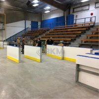Feuille de plastique écologique en polyéthylène haute densité patinoire synthétique Dasher Board