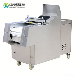 חותך קוביות בשר חצי אוטומטי חדש מנירוסטה, לבשר קפוא/טרי, עובי מתכוונן 2.5-15 מ\\\"מ, נייד ונגד החלקה - Product Image 1