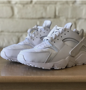 Chaussures de course pour femmes Luxury Huarache Designer Run Noir Blanc Triple Blanc - Product Image 3