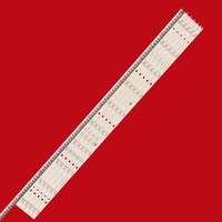 Fournisseur chinois de bandes LED pour téléviseurs ZR-1619, JVC LT-43M450 LT-43M650 pour LED43D10A-01 LED43D10A-ZC14FG-07, bande LED pour téléviseur