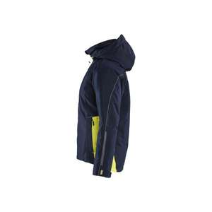 BLAKLADER - 497219778633XL Women's <b>Lightweight</b> lined Shell <b>Jacket</b> Dark navy blue/<b>Hi</b>-<b>vis</b> yellow - EAN 7330509890295 WORK <b>JACKETS</b> - Product Image 4