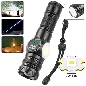 ไฟฉายอเนกประสงค์แบบชาร์จไฟได้ 5000 มิลลิแอมป์ ไฟ LED สีขาว สำหรับใช้งานกลางแจ้ง พกพาสะดวก ซูมได้ - Product Image 3