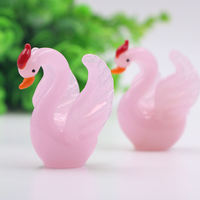 Décoration de bureau personnalisable, adorable, souvenir unique, petit cadeau, oiseau en verre de Murano, artisanat en verre.