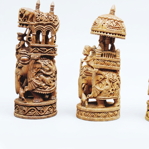ช้าง Ambabari แกะสลักจากไม้จันทน์ - Product Image 1