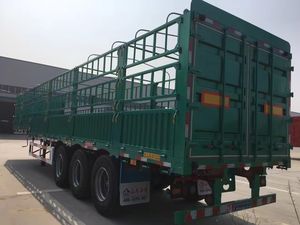 Guter Zustand Vieh anhänger Tier transport Viehzaun Rinder pferd Ziegen schaf, das Vieh auflieger zieht - Product Image 6