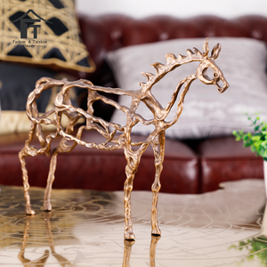 Los animales caballo escultura de mesa decoración de metal antiguo decoración para el <span class=keywords><strong>hogar</strong></span> - Product Image 3