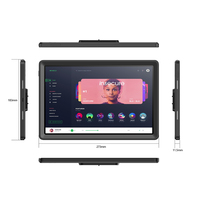 Tablet Ön NFC G99 Sekiz Çekirdekli FHD IPS Incell Temassız Ödeme Yapmak İçin Dokunun Araç Arka Koltuk Monitörü Başlık Dayanağı Dokunmatik Ekran FCC CE GMS