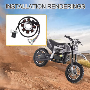 Novo Gerador de Ignição Magneto de 6 Bobinas Substituição Completa para Mopeds de 50cc 70cc 90cc 110cc 125cc ATVs e Bicicletas de Terra - Product Image 3