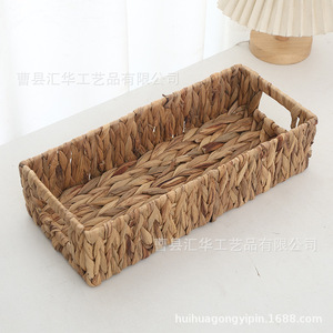 Hot-selling cross-border <b>storage</b> boxes, gourd grass woven <b>storage</b> boxes, desktop organizers, handmade <b>storage</b> <b>baskets</b> - Product Image 4