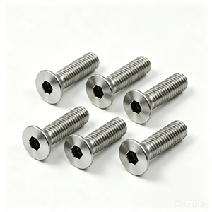 Tornillo <span class=keywords><strong>Allen</strong></span> de Cabeza Plana de Acero Inoxidable de Alta Precisión, <span class=keywords><strong>Perno</strong></span> de Máquina con Cabeza Hexagonal Avellanada DIN7991 - Product Image 2