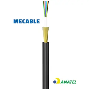 China Factory Manufacture Supply 1 2 4 6 8 12 24 Counts Central Tube Type Fiber Optic Cable Strength By Aramid Yarn