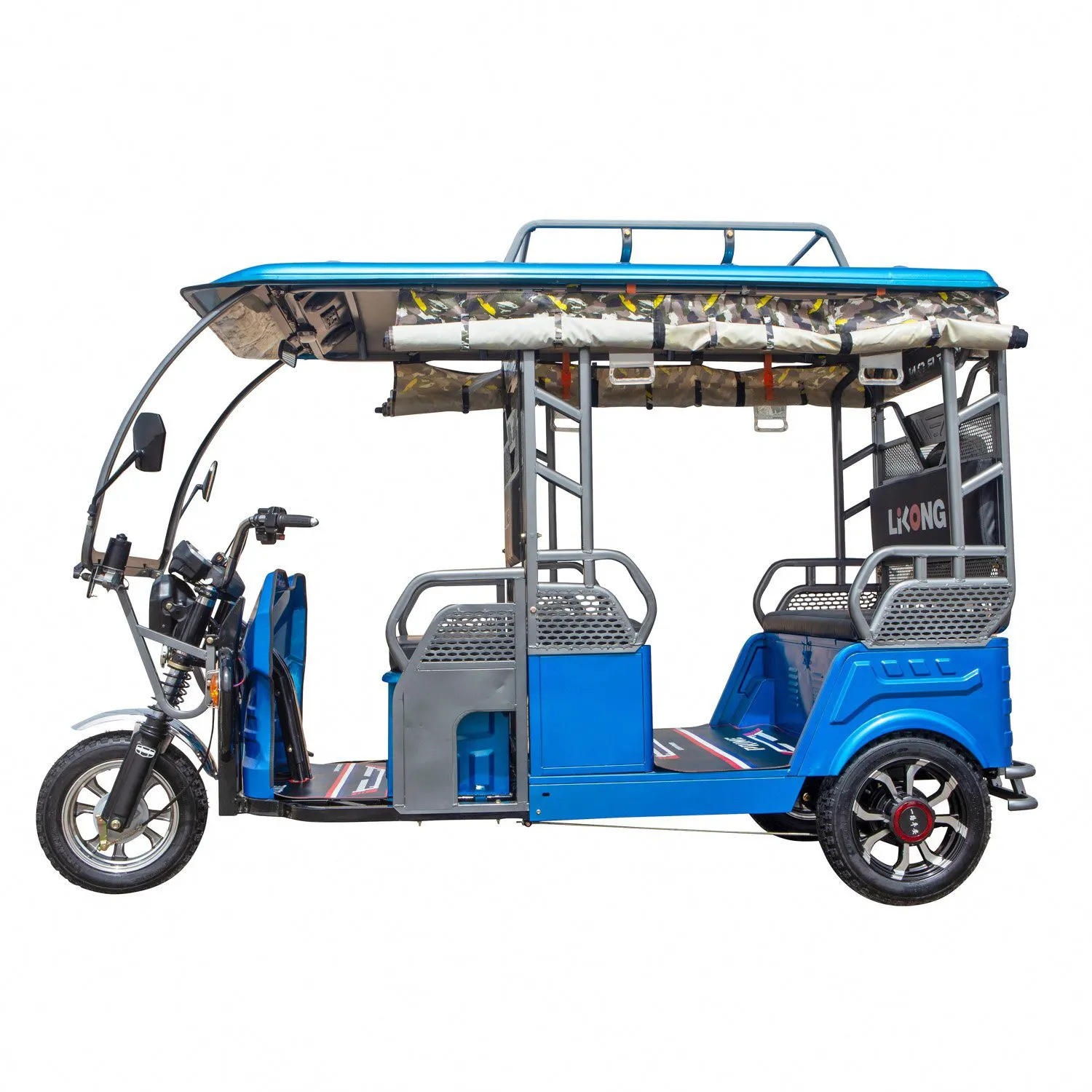 low price Chinese factory enclosed electric passenger tricycle
