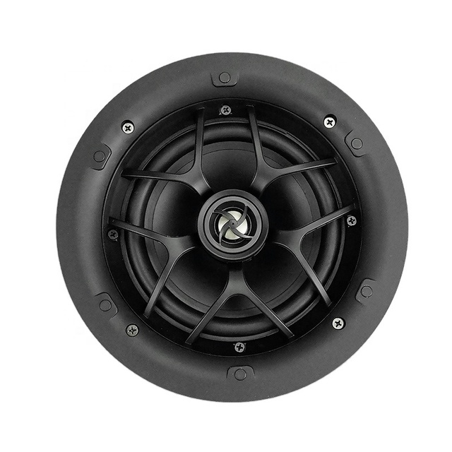 Wholesale 40W In-ceiling Speaker ABS Professional Frameless Grille Ceiling Speaker Round-shaped Audio Speaker System