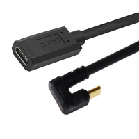 Pour montage sur panneau U forme Angle 20Gbps USB C mâle à femelle câble d'extension USB3.2