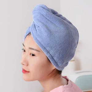 <span class=keywords><strong>Toalla</strong></span> de pelo de <span class=keywords><strong>microfibra</strong></span> de 25x65cm de secado rápido supersuave para mujer, técnicas tejidas en forma de rollo con logotipo personalizado para niñas - Product Image 5