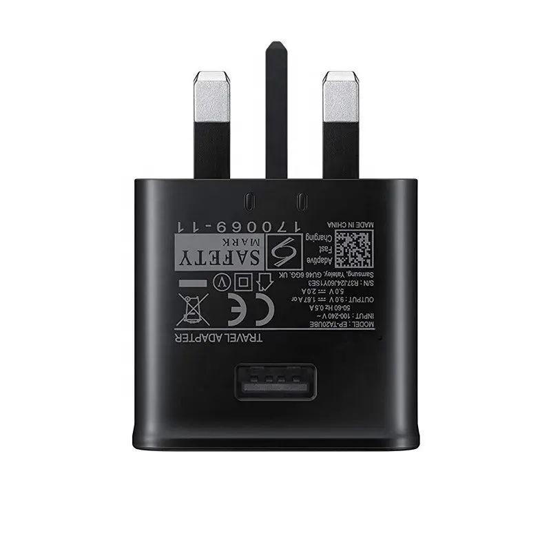 סיטונאי 2a uk מטען קיר טעינה מהירה uk תקע 18w usb מתאם מטען קיר מהיר לטלפון