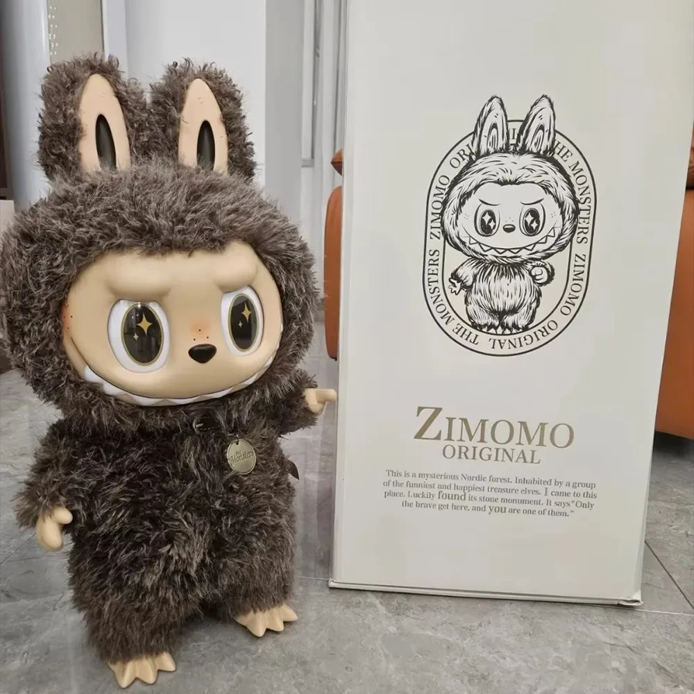 Genuine Zimomo I Found U Enamel Figure 58cm Labubu Doll