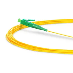 LC/APC kabel ekor babi serat LSZH, mode tunggal 9/125 1 core 0.9mm 1.5m