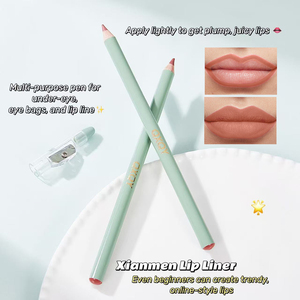 Wholesale Natural Silky Lipliner <b>Pen</b> <b>Waterproof</b> Smudge Proof Long Lasting High Pigmented Vegan Matte CE Certified Makeup Lip - Product Image 5