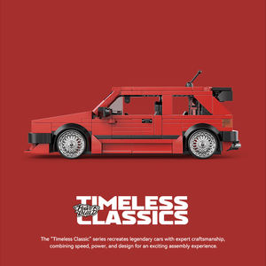 PB PB8839 Nouvelle <span class=keywords><strong>Voiture</strong></span> Rouge Rétro Créative de la Ville, Modè<span class=keywords><strong>le</strong></span> de <span class=keywords><strong>Voiture</strong></span> de la Machine à Retourner dans <span class=keywords><strong>le</strong></span> <span class=keywords><strong>Futur</strong></span> MK2, Briques de Construction, Jouets, Cadeaux, Ensembles de Blocs de Construction - Product Image 2