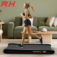 Bureau de course électrique RH New Trend avec écran LED, tapis de marche et de course pour entraînement cardio à domicile, sans test de fréquence cardiaque