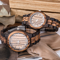 Jam Tangan Kayu untuk Wanita, Arloji Quartz Couple Custom Modis, Logo, Jam Tangan Wanita