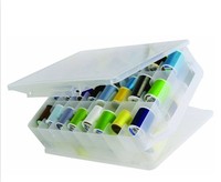 Organisateur de boîte de bobine de fil avec double face 48 compartiments