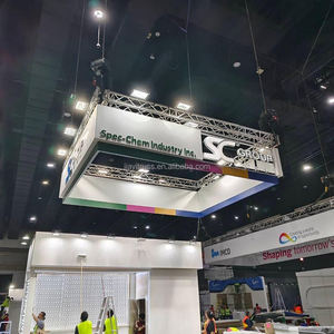 Système de structure de stand <span class=keywords><strong>d</strong></span>'exposition en aluminium noir 6x6x4m - Product Image 6