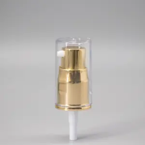 Pulverizador de bomba de crema de acción fundante tratamiento de aceite plástico oro plata 18/410 18/415 20/410 aluminio al por mayor