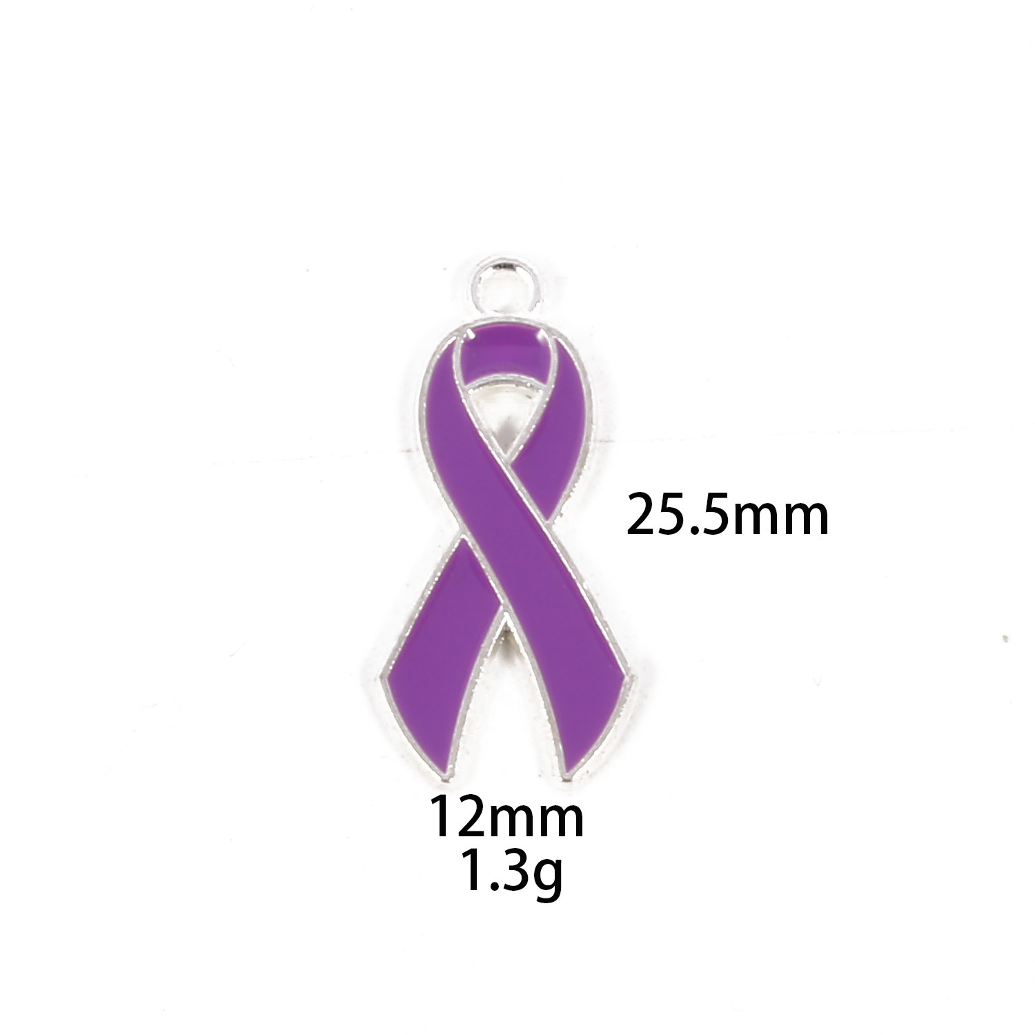 purple 4# small ribbon