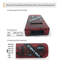 Cable de Plataforma ALINX AL321 USB Blaster JTAG para Descarga de Programas para Chips XILINX AMD FPGA