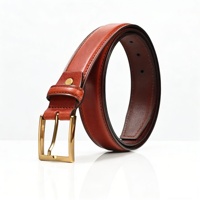 Ceinture en cuir de vachette formelle pour homme de haute qualité, boucle à ardillon en alliage haute résistance, couture soignée à la machine, ceinture en cuir véritable