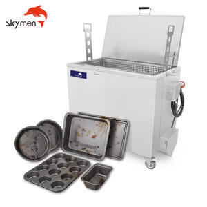 Nettoyeur à ultrasons industriel Skymen OEM ODM 2000W/3000W 113-483L avec réservoir chauffant numérique pour cuisine, restaurant, hôtel - Product Image 4