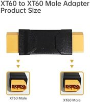 Adaptateur de connecteur XT60 mâle-femelle personnalisé, boîtier ABS, sans fil en cuivre, indice de protection IP67, 60A, plat, compatible avec les drones RC, les voitures jouets, les batteries Lipo