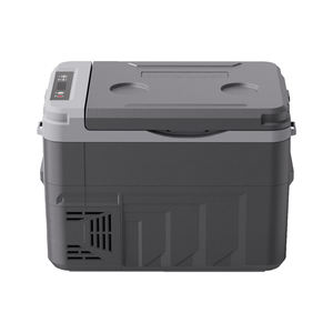 ポータブルミニ15Lプラスチック製車載冷蔵庫DCコンプレッサー12V/24V＆220V冷却化粧品スキンケア冷凍庫トヨタRAV4用 - Product Image 3