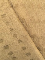 Tissu en Georgette Tissée en Gros d'Usine, Crêpe Jacquard Motif Pois Effet Pierre, Infroissable, Toucher Confortable, Rayonne/Coton