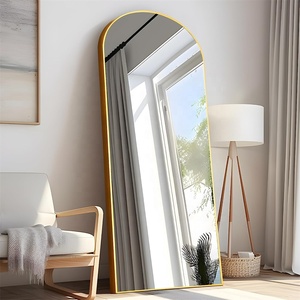 Hiện đại phong cách đơn giản nhà khung nhôm phòng ngủ phòng khách hiên sàn treo tường đầy đủ cơ thể lập thể phù hợp gương - Product Image 3