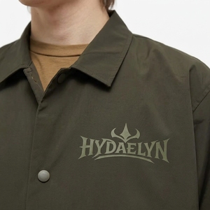 100% Nylon <strong>Shell</strong> Custom Embroidery Short Sleeve Oversized Boxy <strong>Shirt</strong> for Men - Product Image 4