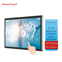 Moniteur à écran tactile P-Cap de 49 ", moniteur LCD TFT grand écran à cadre ouvert, capuchon en P d'écriture manuscrite pour les jeux