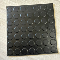 Tapis de sol en caoutchouc antidérapant à haute friction de 3 mm, en forme de pièces de monnaie, pour pont de bateau, escaliers