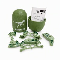 Capsule surprise en ABS/PVC/PP moulée, dinosaure à construire soi-même, forme d'animal personnalisée, petits blocs de construction