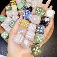Prix d'usine, vente en gros : Dés en cristal de quartz rose sculpté et poli, en forme de cube, pour jeux et bien-être